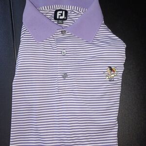 Mens FootJoy Polo Golf Shirt Size Large Lavender Lg